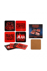 Set podmetača za čaše pluto Stranger Things 4/1 71/3282