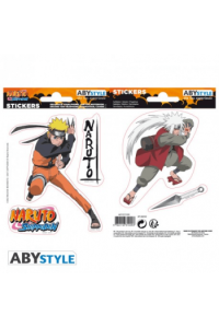 Naruto Shp - Stickers - 16X11Cm/ 2 Sheets - Naruto/ Jiraiya