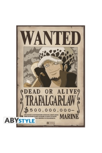 One Piece Poster Wanted Trafalgar Law (52x35cm)