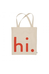 Platnena Torba Hi.  - Crvena