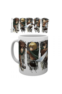 Attack On Titan - Mug - 320 Ml - Character Montage - Subli - Box