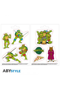 TMNT - Stickers - 16X11cm, 2 Sheets - Turtles & Splinter X5