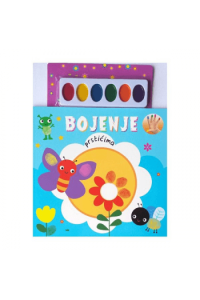 Bojanka Bojenje prstićima + vodene boje (plava)