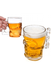 Čaša skull pivo