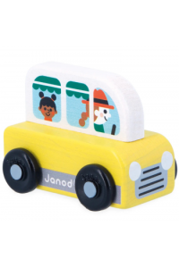 Drveni autić - Žuti kombi