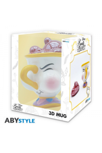 DISNEY - Mug 3D - The Beauty & the Beast Chip with bubbles