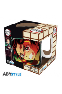 Demon Slayer - Mug - 460 ml - Tanjiro Black & Green S2 - Subli -Box