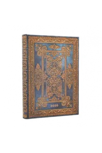 Planer dnevni 2026 13x18cm - midi s gumicom Blue Luxe Paperblanks