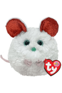 Ty Puffies Brie Mouse - Christmas Puffie - miš
