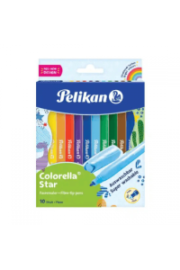 Flomaster školski 10boja Colorella star Pelikan 822299 blister