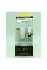 Auto punjač 3.1 A + USB kabel micro bijeli