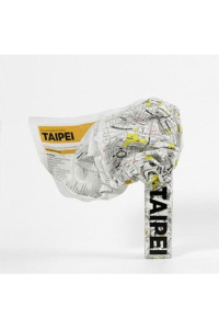Taipei Crumpled City Map