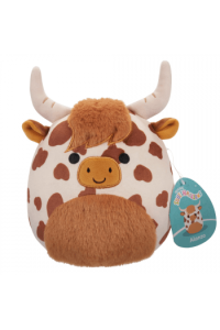 SQU: SQUishmallows 20cm W19 - Alonzo - Smeđe-Bijelo Škotsko Govedo
