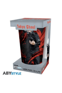 Tokyo Ghoul - Large Glass - 400Ml - Kaneki & Mask - Box