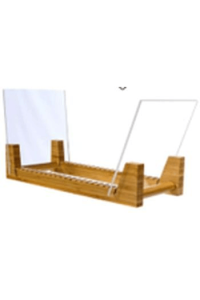 Bmk Audio Stalak Za Gramofonske Ploče (Drvo + Akril) Za 50 Ploča