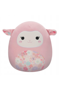 SQU: SQUishmallows 30cm W19 - Lala - Roza Janje S Cvijetnim Ušima I Trbuščićem