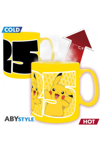 POKEMON - Mug Heat Change - 460 ml - Pikachu 25 - cardboard box
