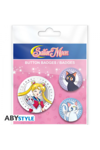 Sailor Moon - Badge Pack - Sailor Moon, Luna & Artemis