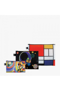 Loqi Zp.Mu.De-Delaunay, Kandinsky, Mondrian - Recycled Zip Pockets