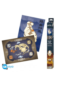 Avatar - Set 2 Posters Chibi 52X38 - Appa & Map *