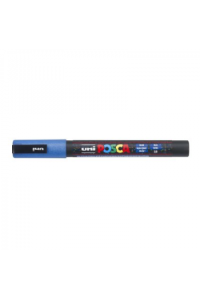 Marker Uni pc-3ml Posca glitter plavi