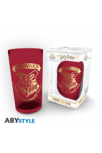 Harry Potter - Large Glass - 400ml - Emblem - Box *
