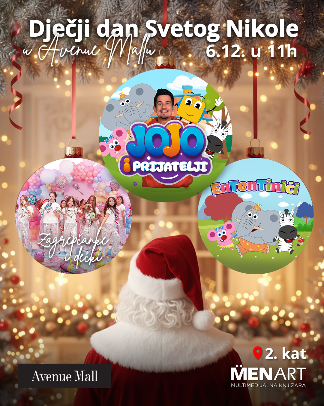 Djecji dan Svetog Nikole u Avenue Mallu